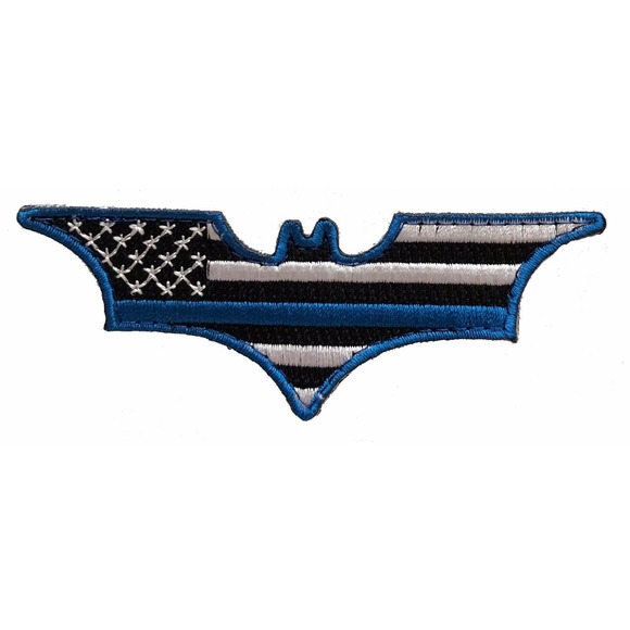 COPY - Thin Blue Line Batman Morale Patch - Picture 1 of 2